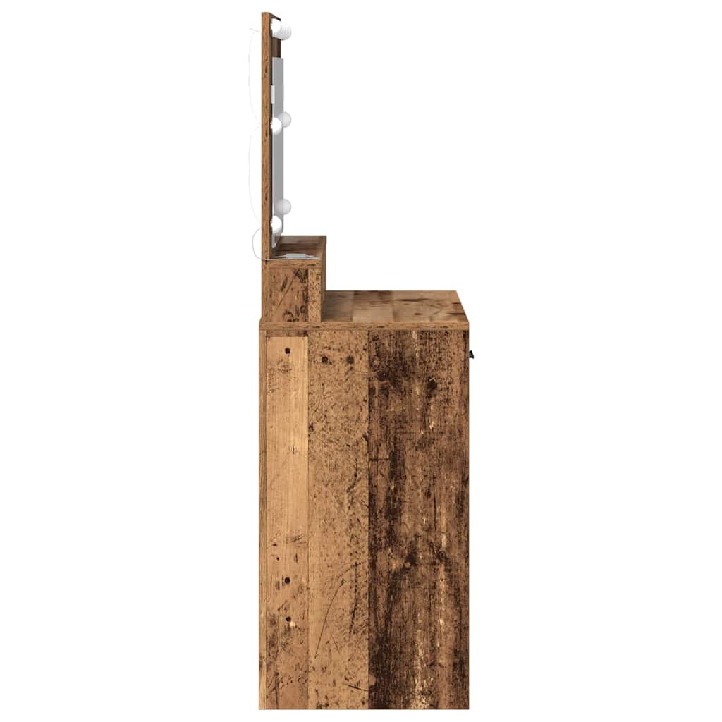 Schminktisch Altholz 79 x 41 x 135 cm Holzwerkstoff