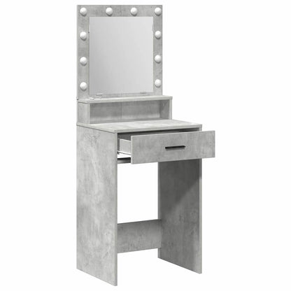 Schminktisch Beton Grau 50 x 41 x 135 cm Holzwerkstoff