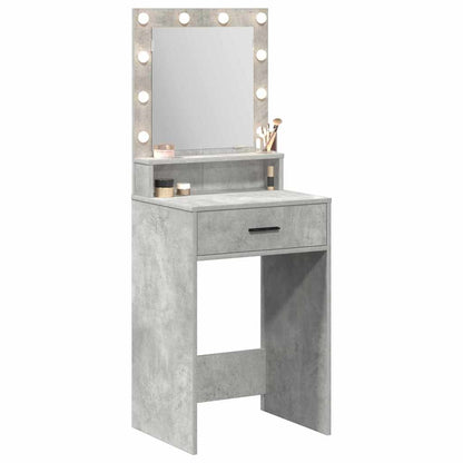 Schminktisch Beton Grau 50 x 41 x 135 cm Holzwerkstoff