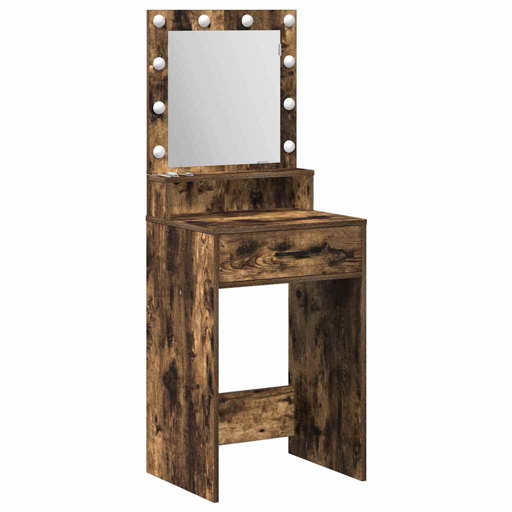 Schminktisch Geräucherte Eiche 50 x 41 x 135 cm Holzwerkstoff