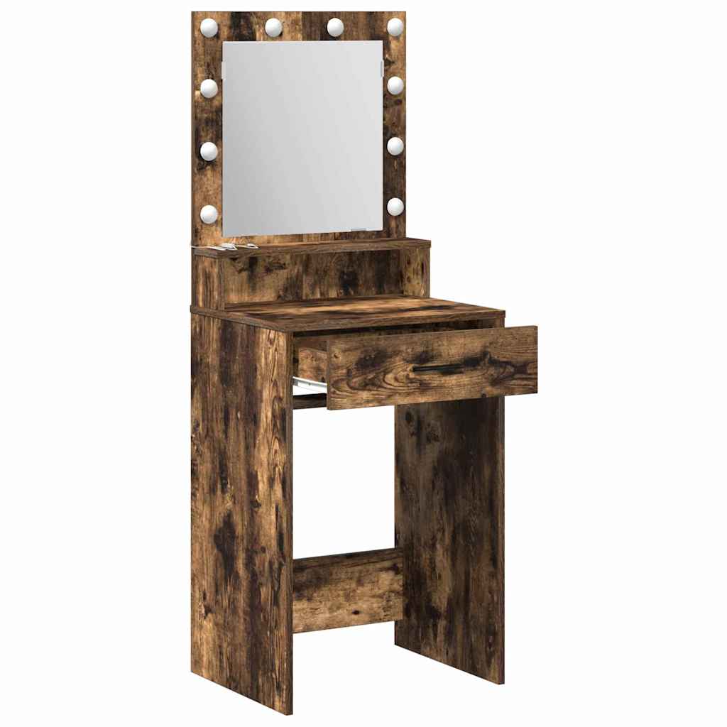 Schminktisch Geräucherte Eiche 50 x 41 x 135 cm Holzwerkstoff