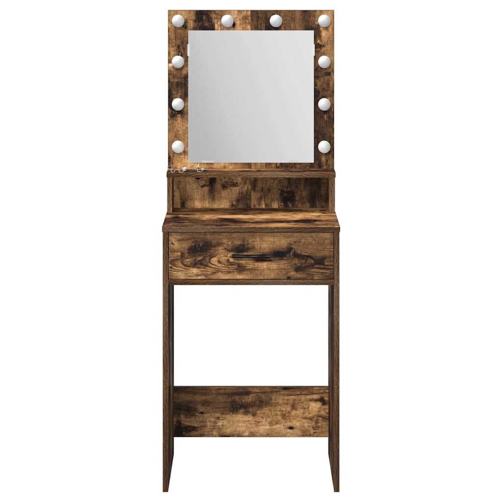 Schminktisch Geräucherte Eiche 50 x 41 x 135 cm Holzwerkstoff