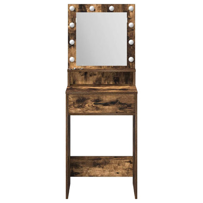 Schminktisch Geräucherte Eiche 50 x 41 x 135 cm Holzwerkstoff