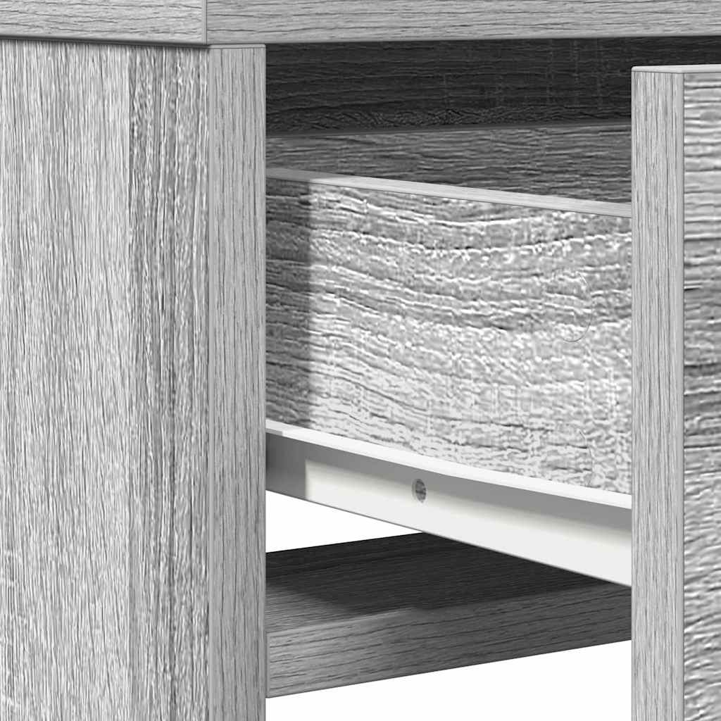 Schminktisch Graues Sonoma 50 x 41 x 135 cm Holzwerkstoff