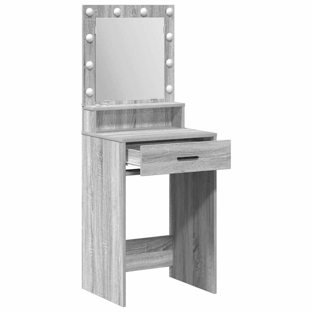 Schminktisch Graues Sonoma 50 x 41 x 135 cm Holzwerkstoff