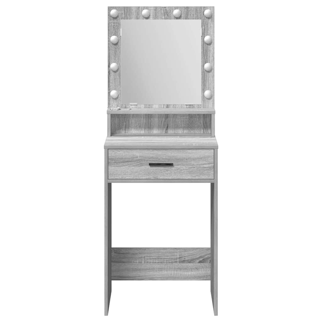 Schminktisch Graues Sonoma 50 x 41 x 135 cm Holzwerkstoff