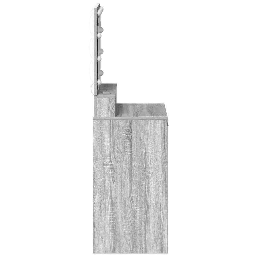 Schminktisch Graues Sonoma 50 x 41 x 135 cm Holzwerkstoff