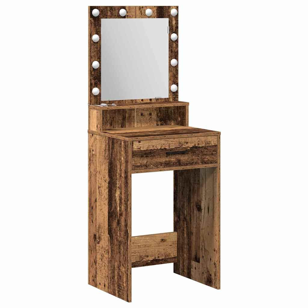 Schminktisch Altholz 50 x 41 x 135 cm Holzwerkstoff