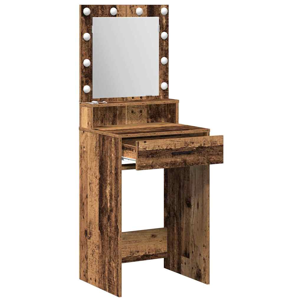 Schminktisch Altholz 50 x 41 x 135 cm Holzwerkstoff