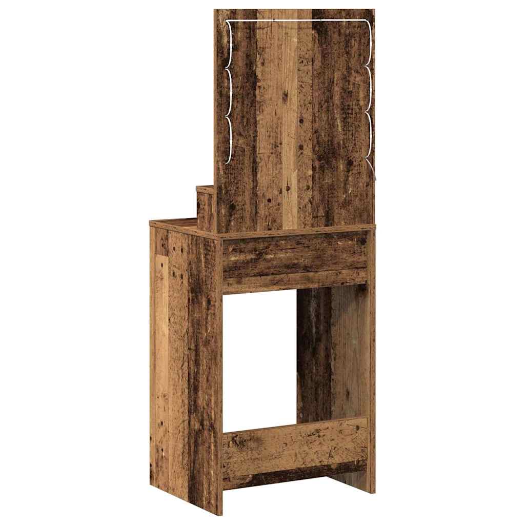 Schminktisch Altholz 50 x 41 x 135 cm Holzwerkstoff