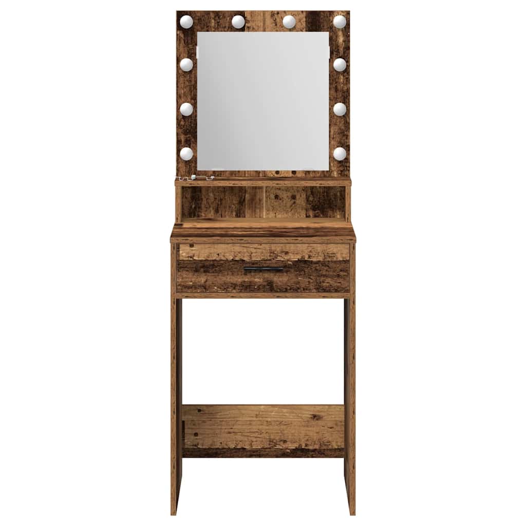 Schminktisch Altholz 50 x 41 x 135 cm Holzwerkstoff