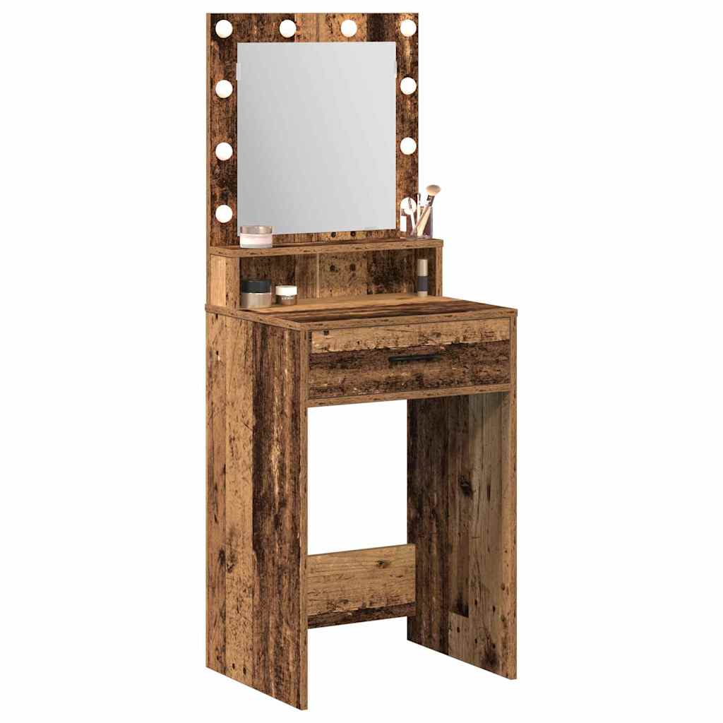 Schminktisch Altholz 50 x 41 x 135 cm Holzwerkstoff