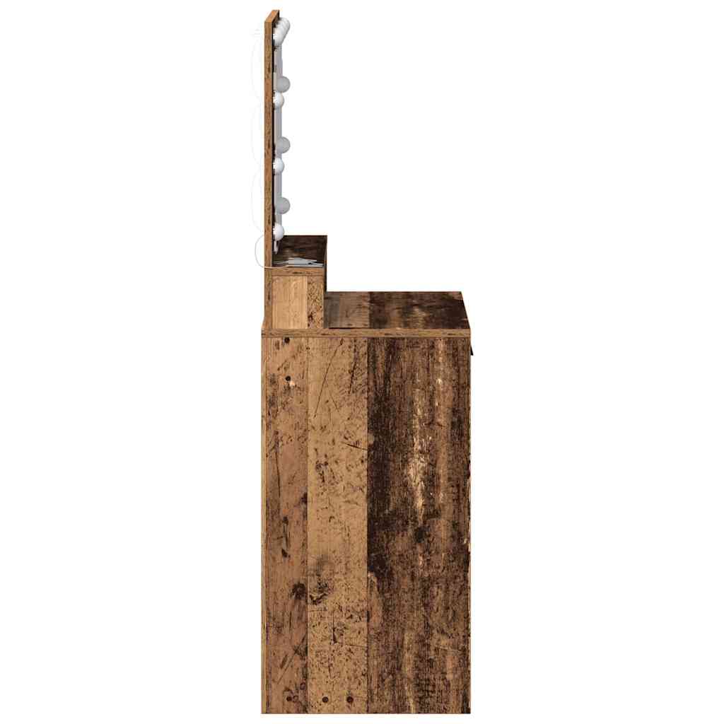 Schminktisch Altholz 50 x 41 x 135 cm Holzwerkstoff