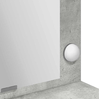 Schminktisch Beton Grau 100 x 41 x 135 cm Holzwerkstoff