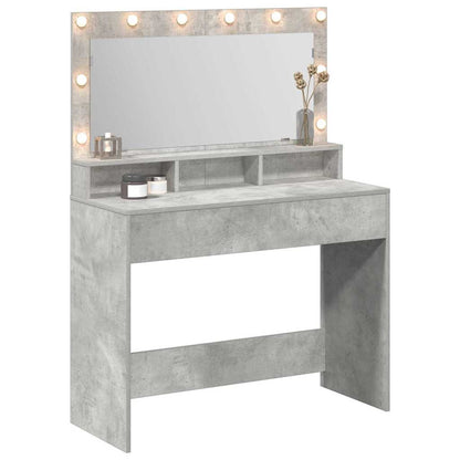 Schminktisch Beton Grau 100 x 41 x 135 cm Holzwerkstoff