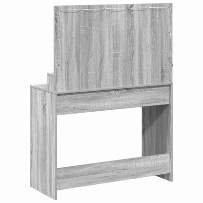 Schminktisch Graues Sonoma 100 x 41 x 135 cm Holzwerkstoff