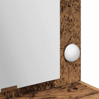 Schminktisch Altholz 100 x 41 x 135 cm Holzwerkstoff