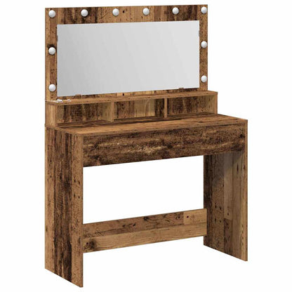 Schminktisch Altholz 100 x 41 x 135 cm Holzwerkstoff