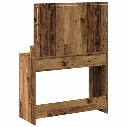 Schminktisch Altholz 100 x 41 x 135 cm Holzwerkstoff
