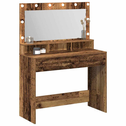 Schminktisch Altholz 100 x 41 x 135 cm Holzwerkstoff