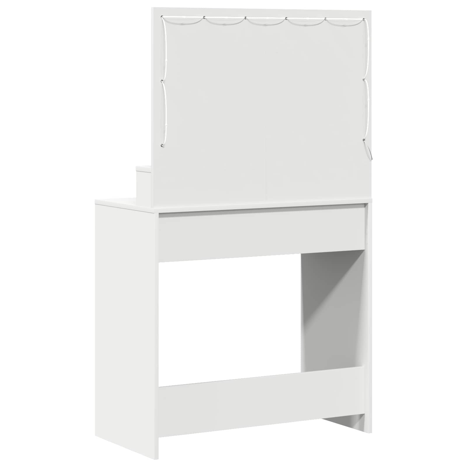 Schminktisch Weiß 78,5 x 41 x 135 cm Holzwerkstoff