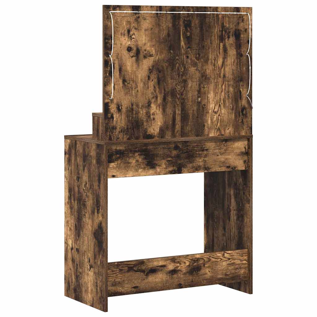 Schminktisch Geräucherte Eiche 75,5 x 41 x 135 cm Holzwerkstoff