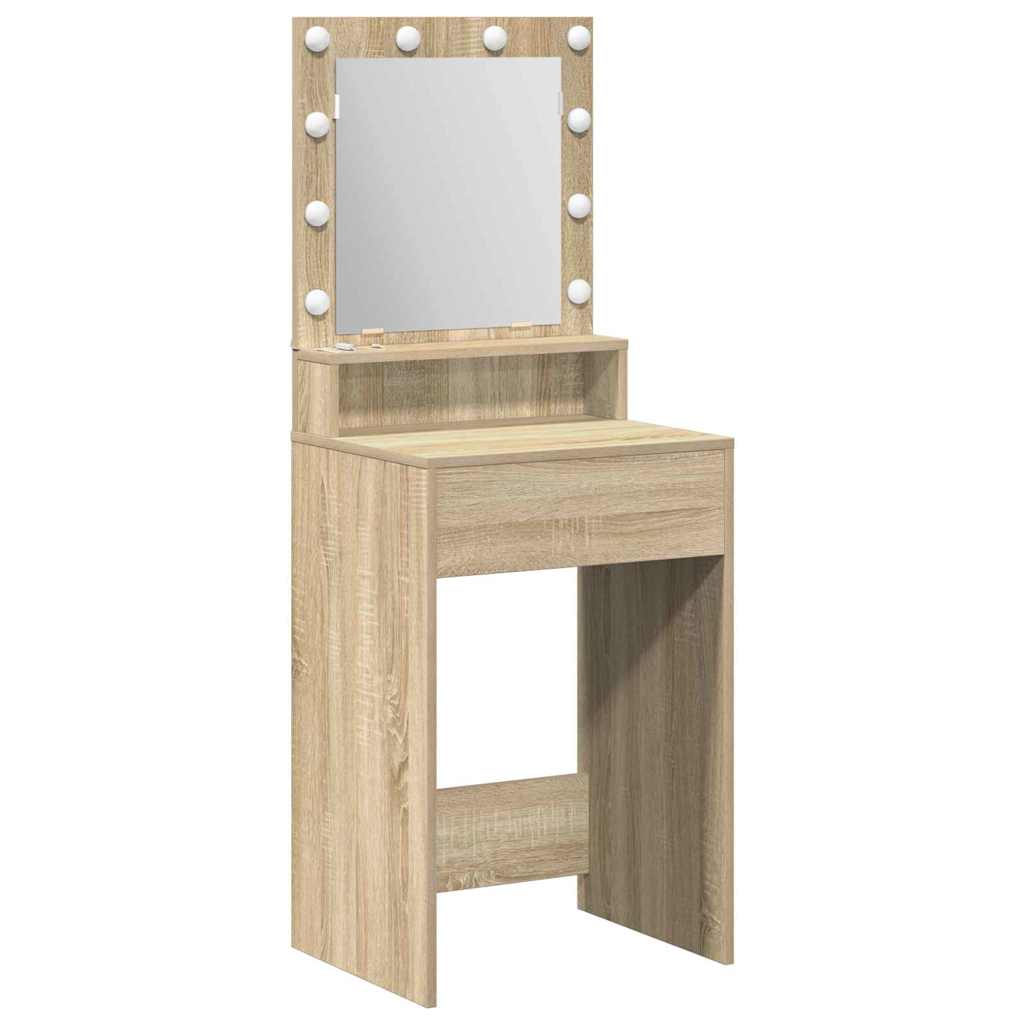 Schminktisch Sonoma-Eiche 50 x 41 x 135 cm Holzwerkstoff