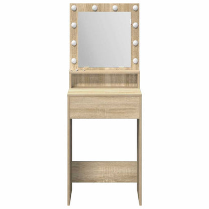 Schminktisch Sonoma-Eiche 50 x 41 x 135 cm Holzwerkstoff