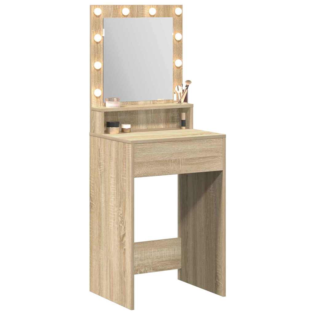 Schminktisch Sonoma-Eiche 50 x 41 x 135 cm Holzwerkstoff