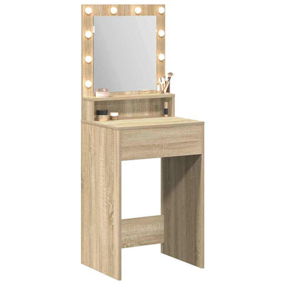 Schminktisch Sonoma-Eiche 50 x 41 x 135 cm Holzwerkstoff