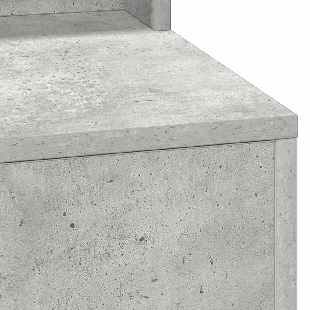 Schminktisch Beton Grau 50 x 41 x 135 cm Holzwerkstoff