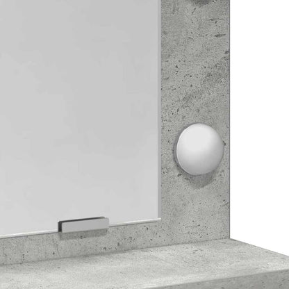 Schminktisch Beton Grau 50 x 41 x 135 cm Holzwerkstoff