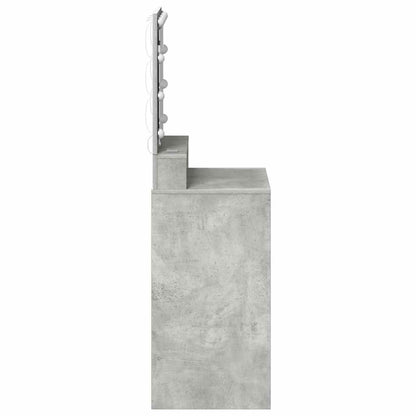 Schminktisch Beton Grau 50 x 41 x 135 cm Holzwerkstoff