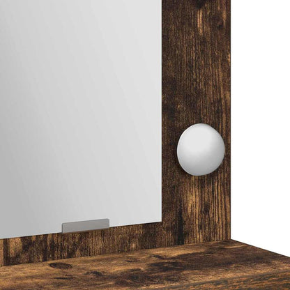 Schminktisch Geräucherte Eiche 50 x 41 x 135 cm Holzwerkstoff