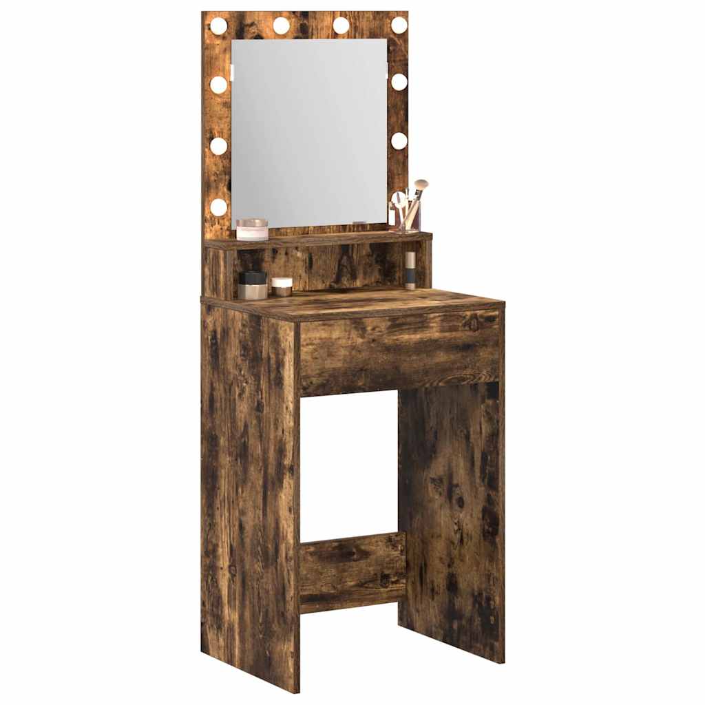 Schminktisch Geräucherte Eiche 50 x 41 x 135 cm Holzwerkstoff