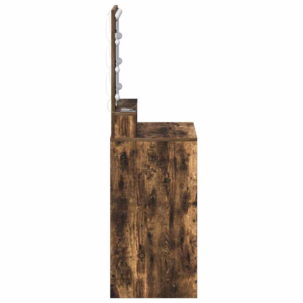 Schminktisch Geräucherte Eiche 50 x 41 x 135 cm Holzwerkstoff