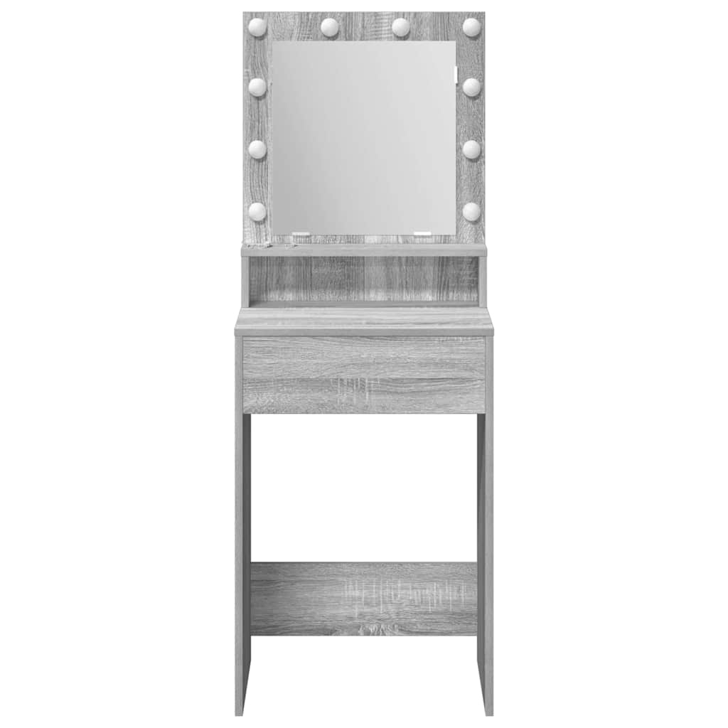 Schminktisch Graues Sonoma 50 x 41 x 135 cm Holzwerkstoff