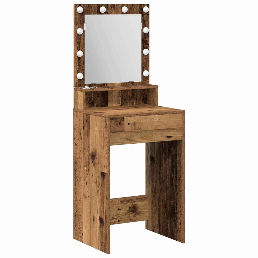 Schminktisch Altholz 50 x 41 x 135 cm Holzwerkstoff