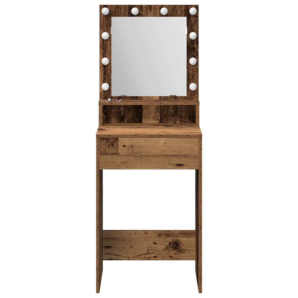 Schminktisch Altholz 50 x 41 x 135 cm Holzwerkstoff