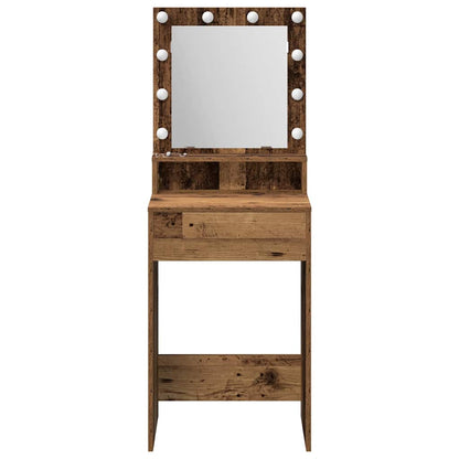 Schminktisch Altholz 50 x 41 x 135 cm Holzwerkstoff