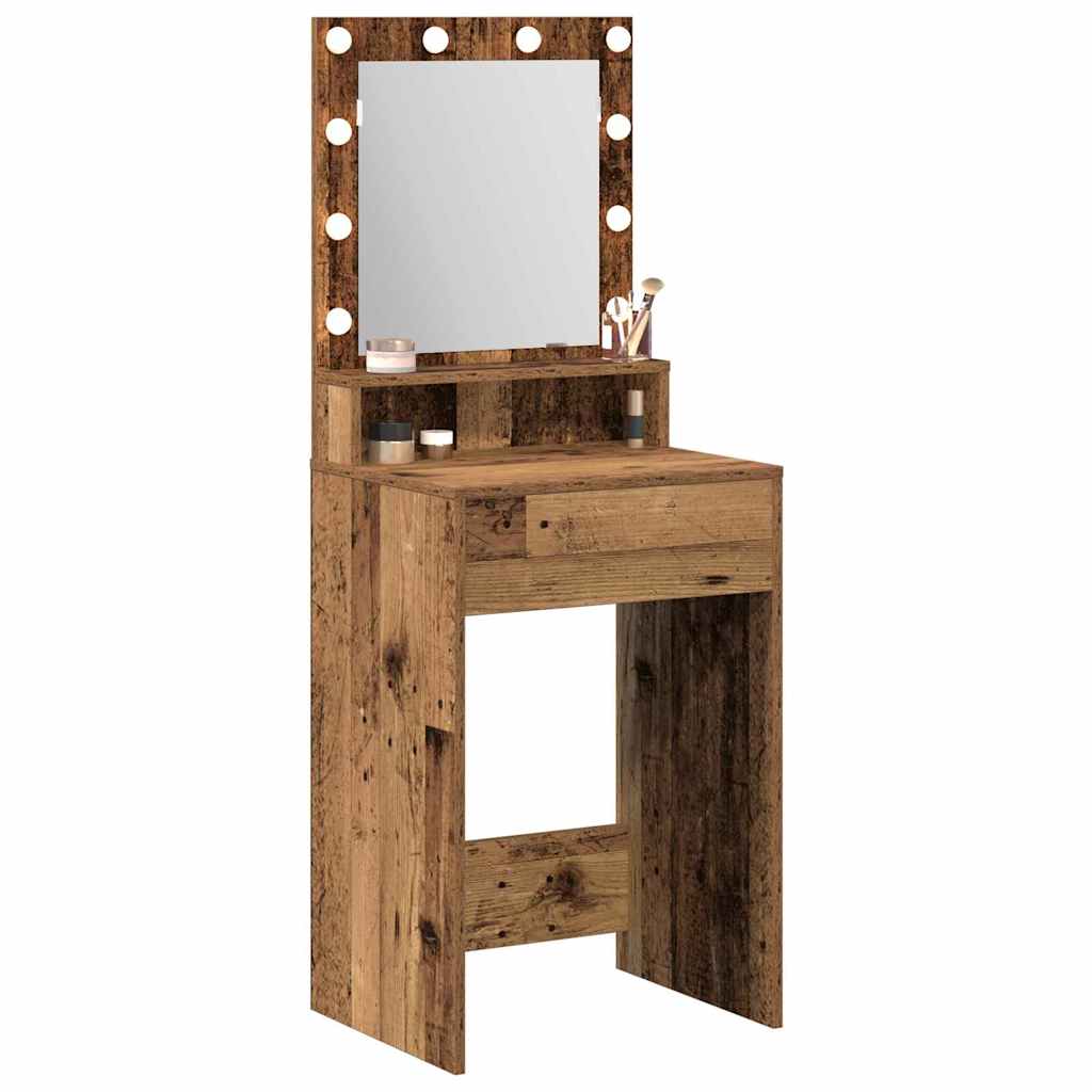 Schminktisch Altholz 50 x 41 x 135 cm Holzwerkstoff