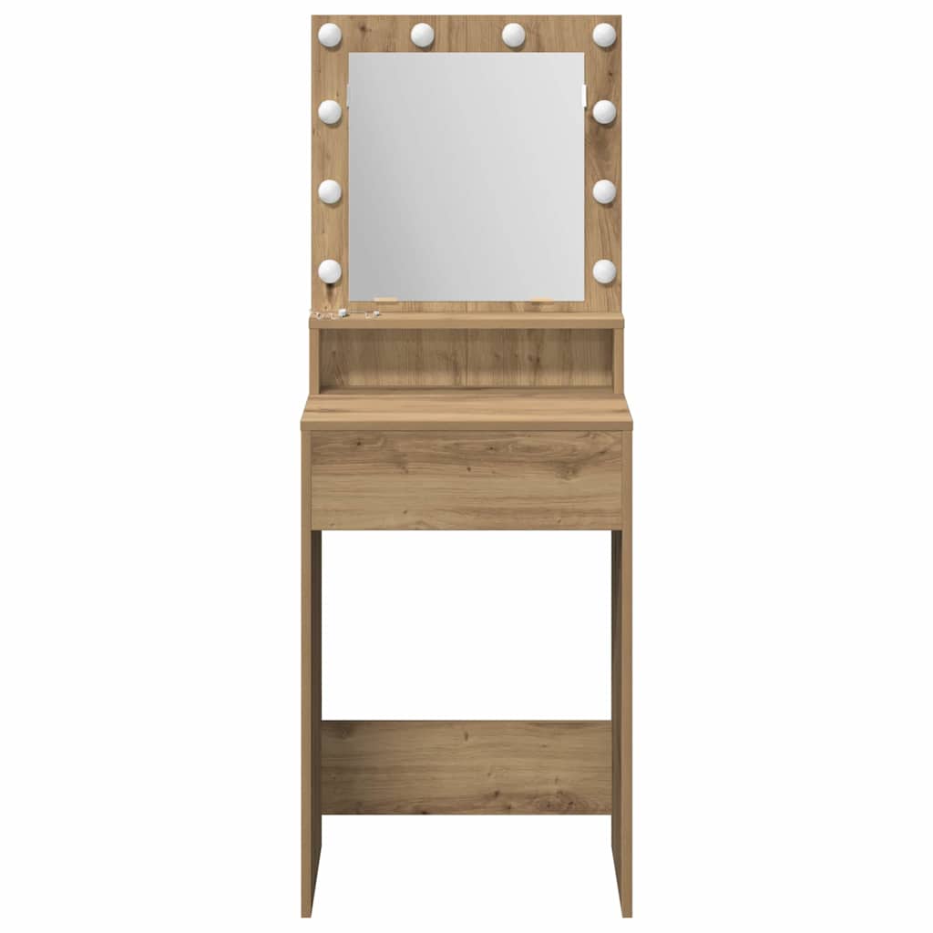 Schminktisch Artisan-Eiche 50 x 41 x 135 cm Holzwerkstoff
