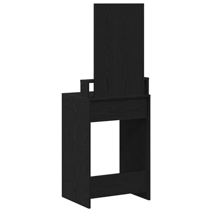 Schminktisch Schwarz Eichen-Optik 50 x 41 x 140 cm