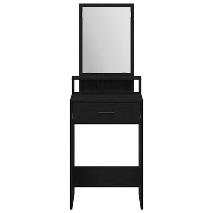 Schminktisch Schwarz Eichen-Optik 50 x 41 x 140 cm