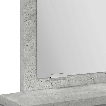 Schminktisch Beton Grau 50 x 41 x 140 cm Holzwerkstoff