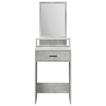 Schminktisch Beton Grau 50 x 41 x 140 cm Holzwerkstoff