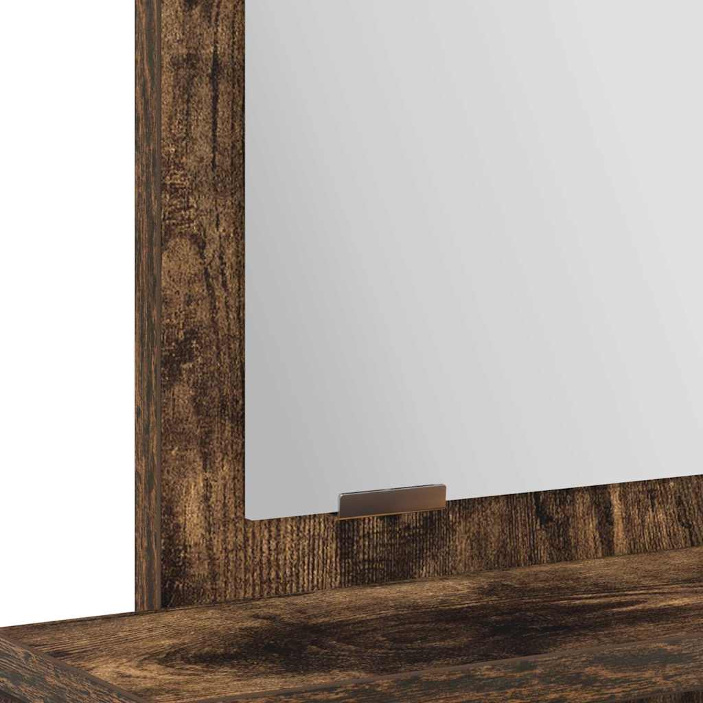 Schminktisch Geräucherte Eiche 50 x 41 x 140 cm Holzwerkstoff