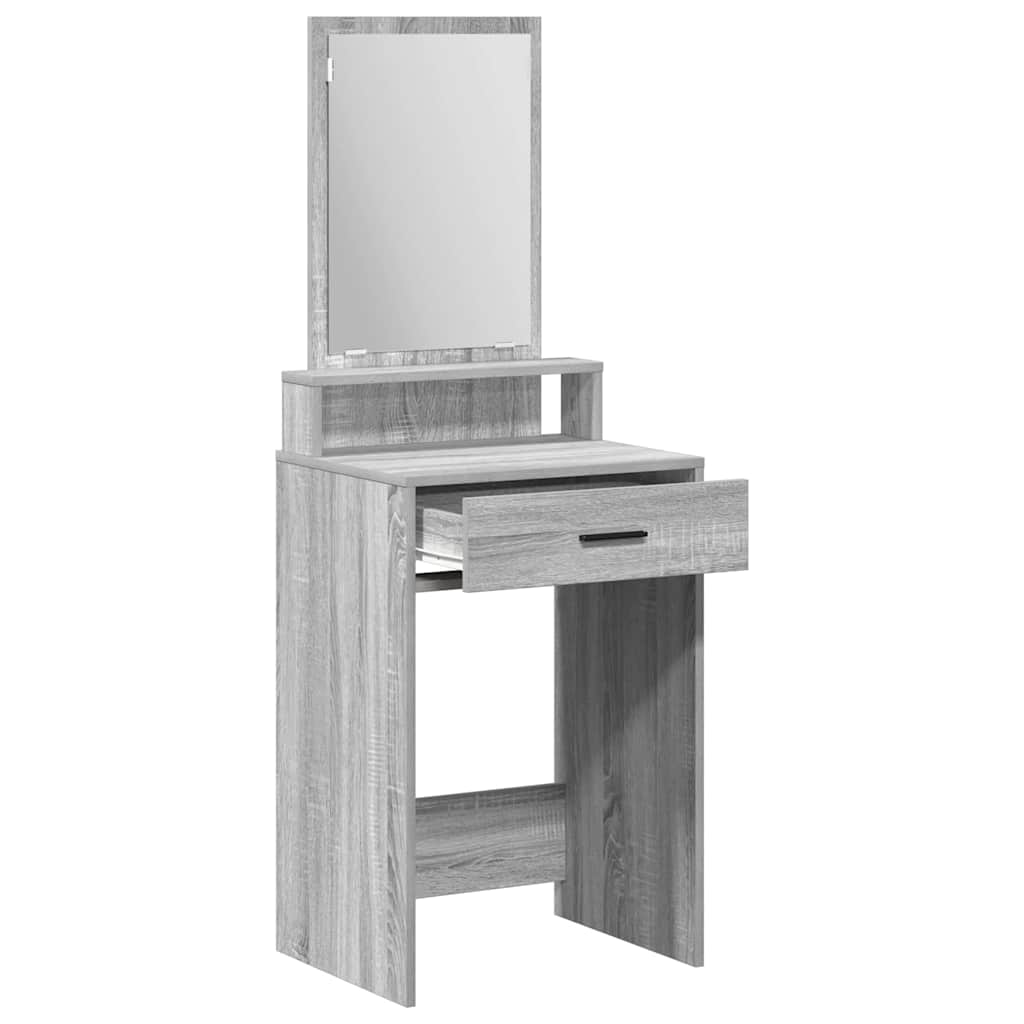 Schminktisch Graues Sonoma 50 x 41 x 140 cm Holzwerkstoff