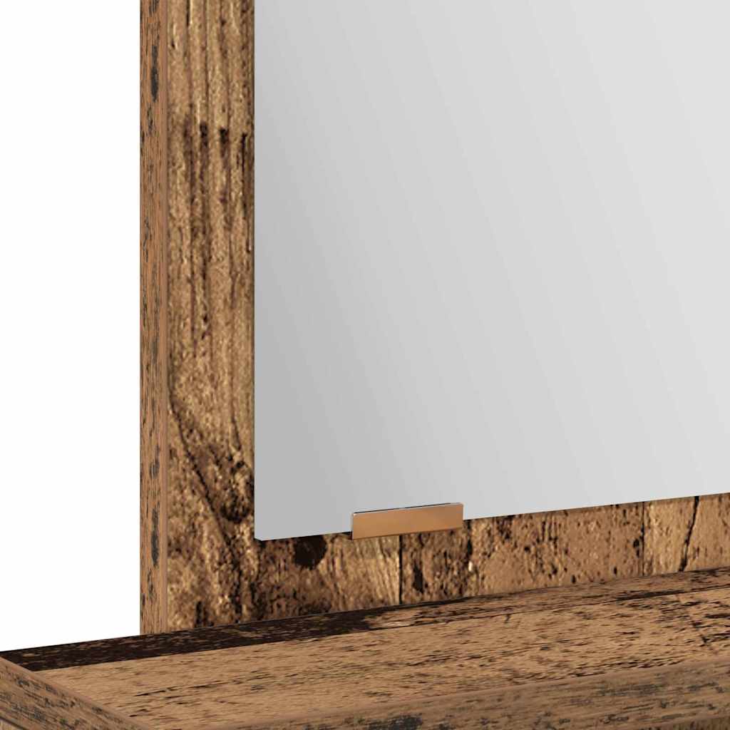 Schminktisch Altholz 50 x 41 x 140 cm Holzwerkstoff