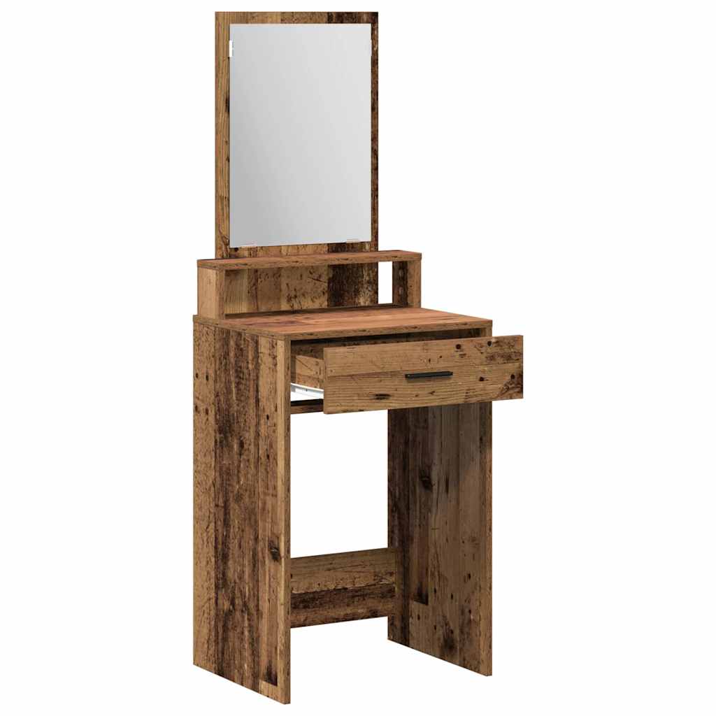 Schminktisch Altholz 50 x 41 x 140 cm Holzwerkstoff